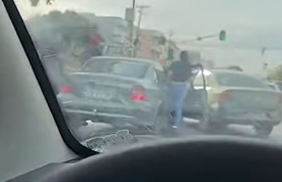 Motoristas travam disputa perigosa no trânsito de Taguatinga
