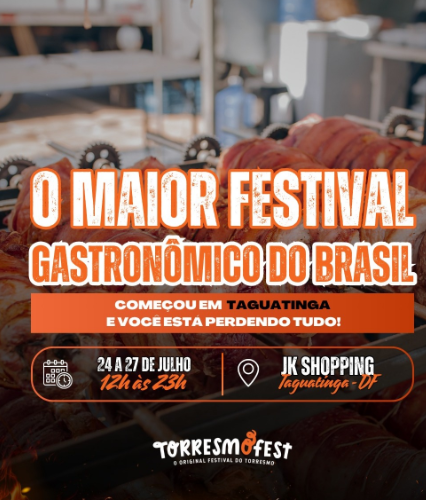 Festival Torresmofest chega em Taguatinga