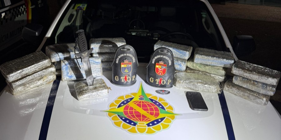 PMDF intercepta suspeito de tráfico em loja de salgados de Taguatinga