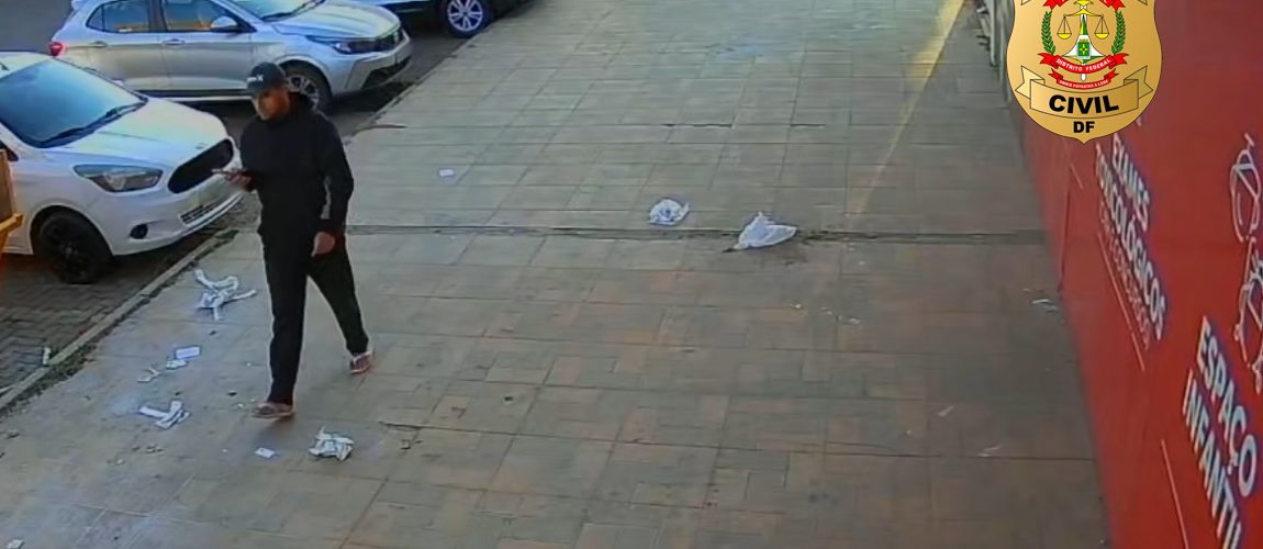 PCDF divulga imagens de suspeitos de roubo de veículo em Taguatinga Sul