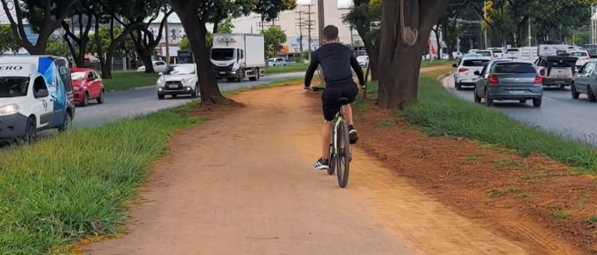 Ciclovia do Pistão Norte avança, mas ainda apresenta riscos aos ciclistas