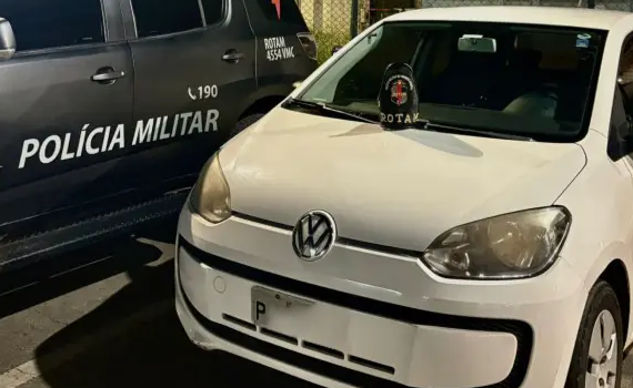 ROTAM recupera carro roubado após patrulhamento rápido em Taguatinga