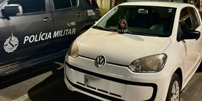 ROTAM recupera carro roubado após patrulhamento rápido em Taguatinga