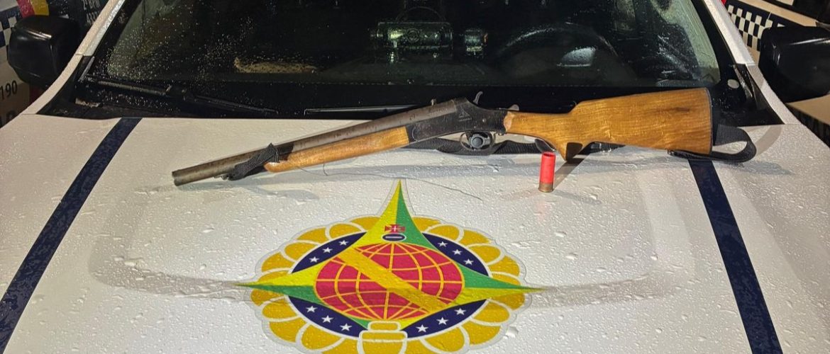 PMDF prende homem por porte ilegal de arma de fogo em Taguatinga
