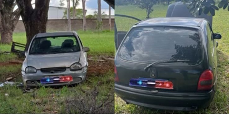 Carros furtados são localizados sem rodas durante patrulhamento na Boca da Mata