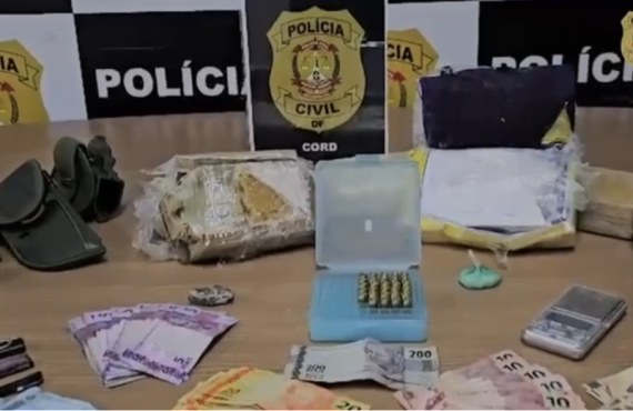Operação da PCDF mira traficantes e apreende drogas em Samambaia e Taguatinga