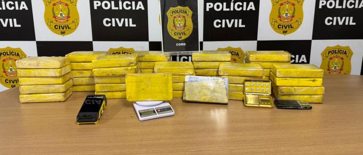 Polícia prende suspeito após encontrar cocaína em veículo em Taguatinga Sul