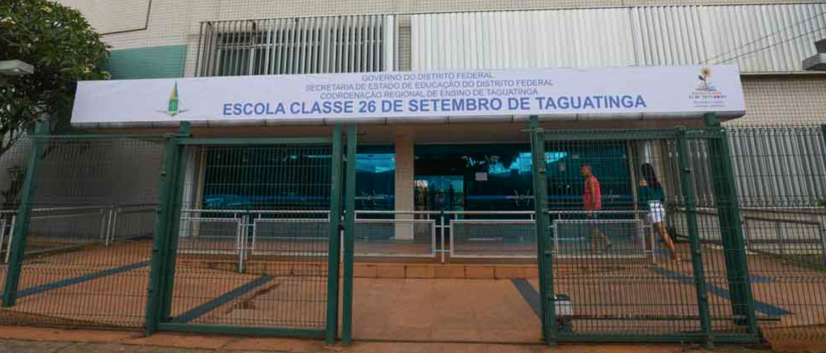 Escola Classe 26 de Setembro não será fechada, afirma Secretaria de Educação